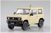 AOSHIMA The Snap Kit Series Suzuki Jimny Chiffon Ivory Metallic Plastic Model 1/32 Color-coded 08-D