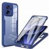 Противоударный прозрачный двойной чехол для Xiaomi Redmi Note 13 12 Pro Plus 13S 12S 13C 12C 11A Poco X5 Pro 5G 4G Мягкий силиконовый защитный чехол для всего тела