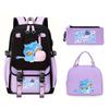 Anime Kpop With Surrounding Children'S Backpack, Primary And Secondary School Schoolbag Three-Piece Set