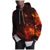 Men's Loose Printed Hooded Sweatshirt Men's Casual Fashion Sports Sweatshirt