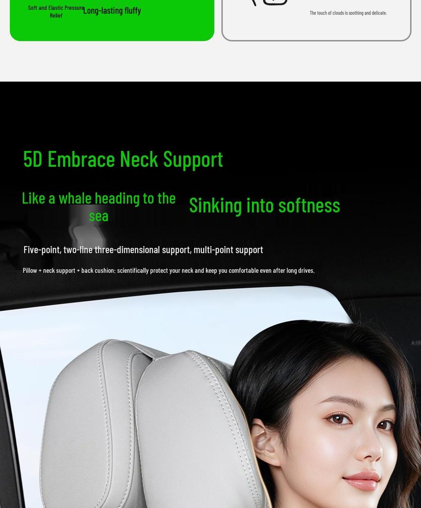 Подушка из пены с эффектом памяти для поддержки шеи и поясницы для Haval H6, First Love Big Dog, H5/H4/H8/H9/H7, Chitu