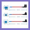 12Pcs 12V Zinc Alloy Add-A-Circuit Fuse Tap Mini/Standard/Low Profile Mini Preinstalled 15AMP Blade Fuse