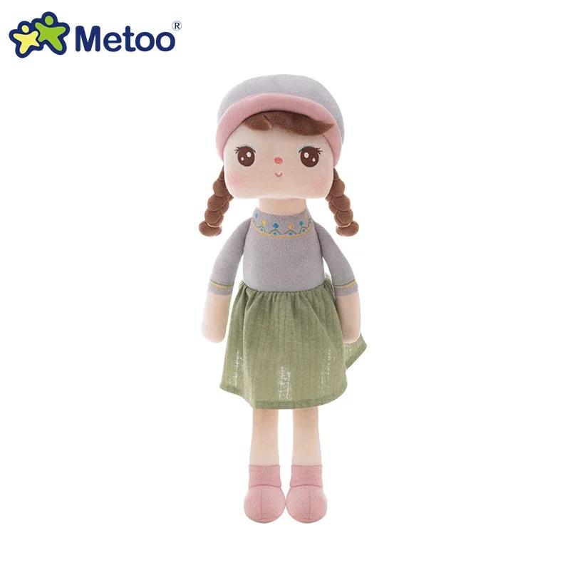 Кукла MeToo Morandi Angela 42 см Плюшевая Kawaii Изысканная Коллекционная Плюшевая Игрушка Праздничный Сюрприз Подарок на День Рождения Для Детей Девочек