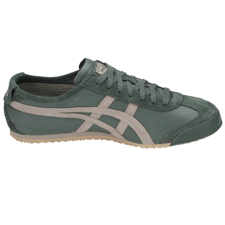 ONITSUKA TIGER Mexico 66 Нескользящие Прочные Низкие Кроссовки Унисекс Кроссовки Темно-Зеленые D2J4L-8212