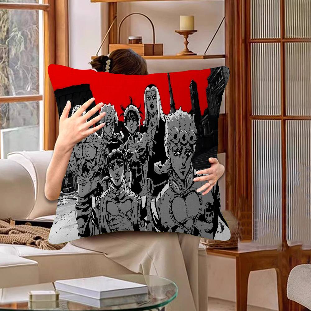 Аниме JoJo Bizarre Кленовый Дизайн Наволочка Счастливый Осенний Урожай Декор Праздничный Декораци Наволочка