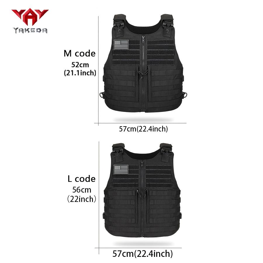 YAKEDA Полная MOLLE Расширение Быстросъемный Топ-майка Задняя Сотовая Сетчатая Подушка 1000D Прочная Ткань Скрытый Карман
