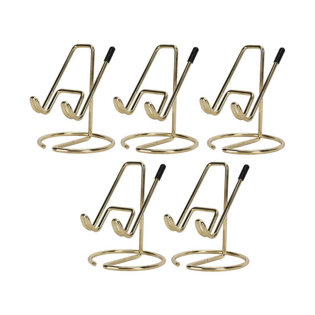 5 шт. Металлическая настольная подставка для мобильного телефона, милая гальванизированная металлическая подставка-держатель для мобильного телефона, настольный аксессуар