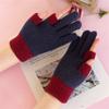 Fashion Men Women Elastic Touch Screen Gloves Thick Warm Mittens Arm Warmers Plus Velvet