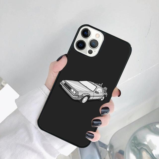 Чехол для телефона DeLorean из фильма «Назад в будущее» Для iPhone 17 Air 15 16 14 11 12 13 Pro MAX Plus