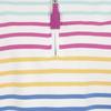Lazy Jacks Womens/Ladies Striped Quarter Zip Sweatshirt