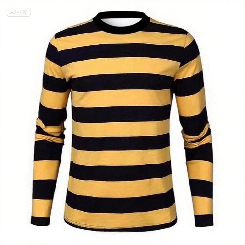 Мужская классическая полосатая футболка в винтажном стиле, велосипедная толстовка, быстросохнущая, дышащая, с круглым вырезом, байкерский топ, универсальный стиль