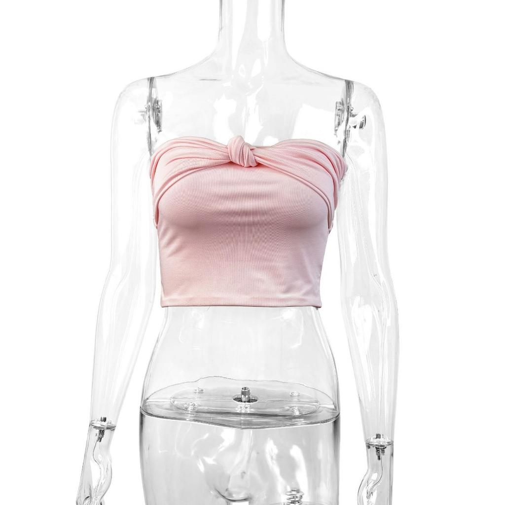 Summer Sexy Senior Pure Want To Put On The New Style of Women's Corset Slim Wrap Breast Crop Top