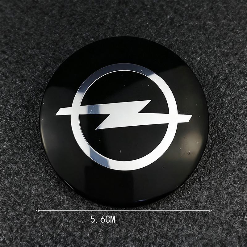 4Pcs 56mm Car Wheel Hub Center Stickers Decals  For Opel Corsa C D E F A B Gsi 1.6T OPC Line Turbo Cors Insignia Wheels Emblem