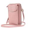 Small Crossbody Phone Bags For Women With Card Slots, Cellphone Purse Wallet For Travel Shopping - Pink