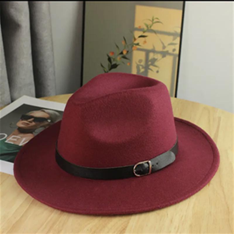 Autumn and winter trendy Internet celebrity western cowboy hat men and women versatile big head circumference wide brim grassland Mongolian knight hat
