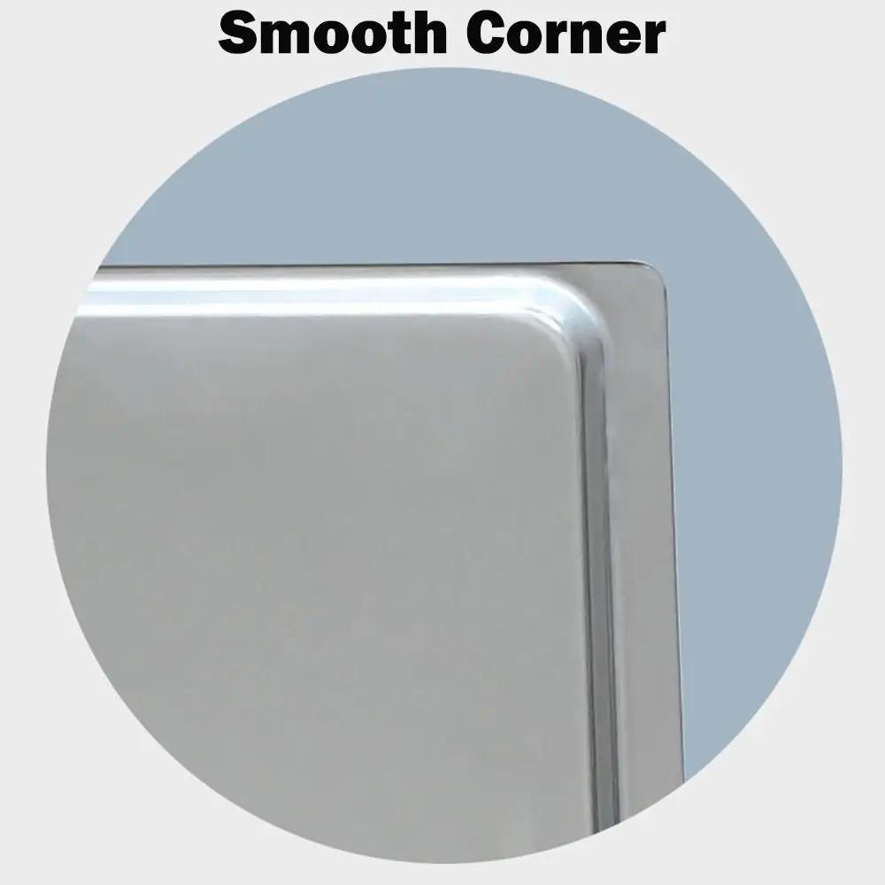 Rectangular Aluminium Zinc Zinc Alloy Baking Tray Non-stick Baking Pan Durable Oven Tray  Bread