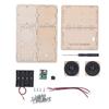 DIY Bluetooth Speaker Kit Stereo Surround Non Toxic Composite Wood DIY Speaker Kit for Pupil