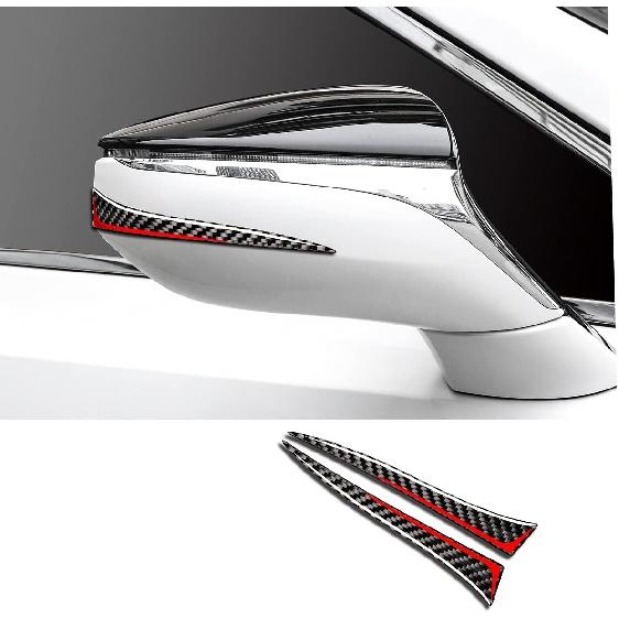 2 шт. Зеркало заднего вида для предотвращения столкновений, наклейка с защитой от царапин, защитная пленка для зеркала заднего вида из углеродного волокна, полоска для защиты от натирания, наклейка для Lexus ES250