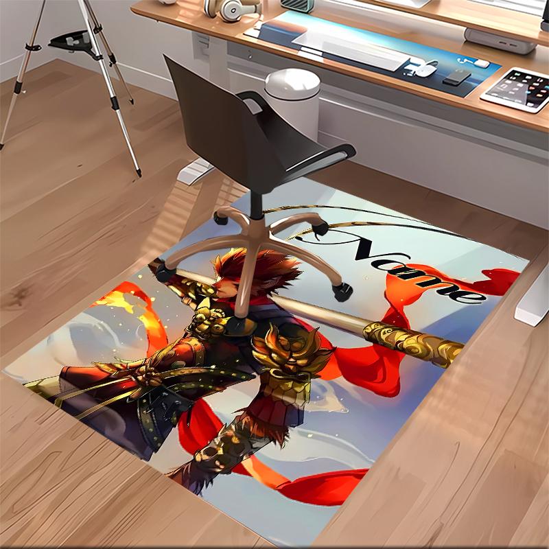 Custom personalization Black Myth Wukong Game Print Area Rug - Soft, Washable Non-Slip Indoor Mat,Living Room,Home&Office Decorative Rug