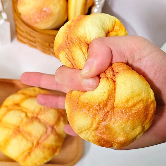 Имитация ананасовой булочки, сжимающая игрушка, снятие стресса, поддельный хлеб, фиджет-игрушка, снижение тревожности, мягкий, эластичный, сенсорный, стресс-бол