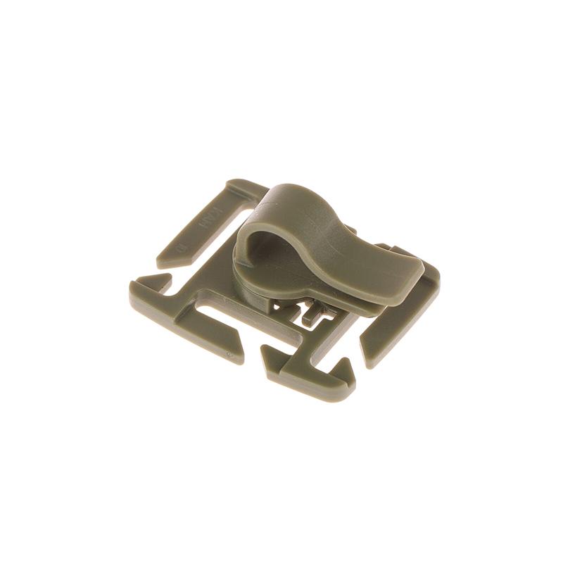 1 шт. зажим для трубки для питья, фиксированное снаряжение, зажим для шланга водопроводной трубы, тактическая пряжка для рюкзака Molle, аксессуары для походов и питьевых пузырей