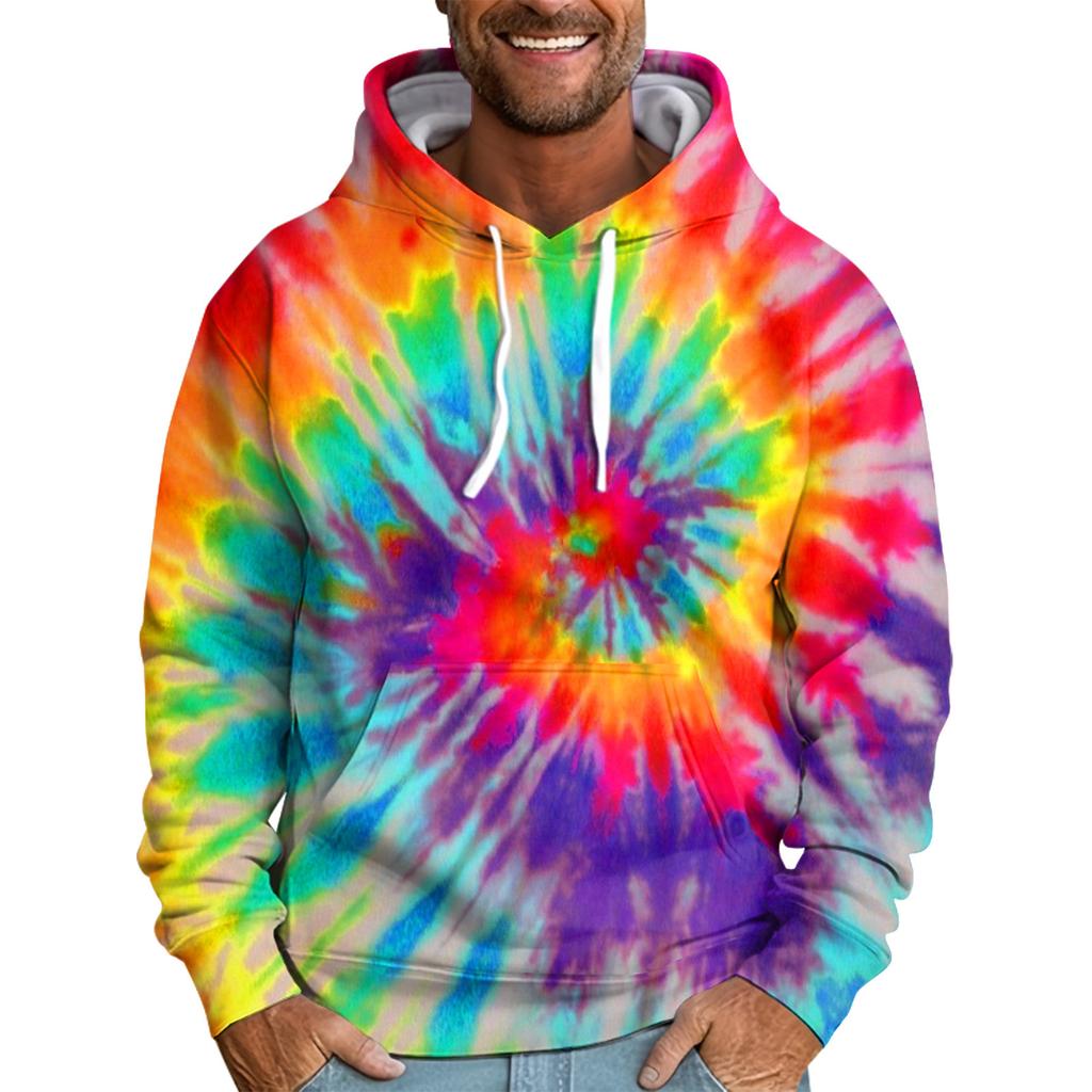 Мужская свободная толстовка с капюшоном с принтом, мужская повседневная модная спортивная толстовка