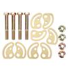 4 Sets Alignment Caster Camber Bolt Adjusting Kit K100026 Alignment Camber Bolt Kit for XL 1500 2500