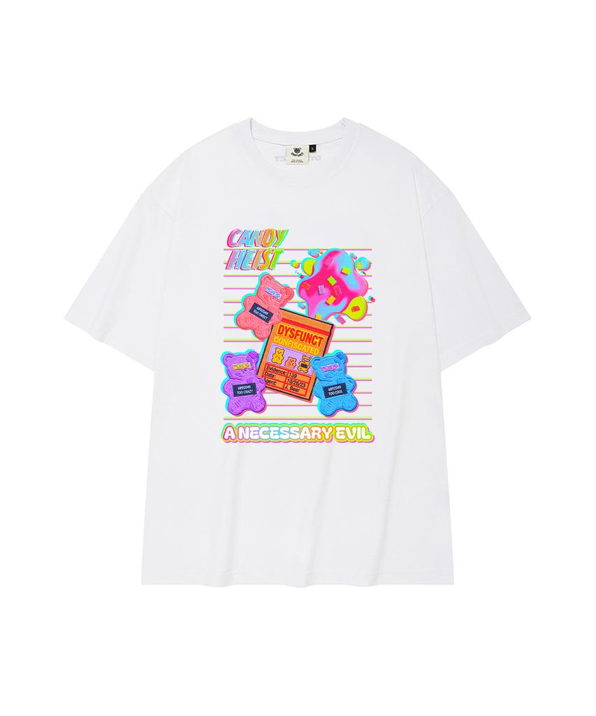 DYSFUNCT Heist Jelly Bears T-Shirt(White)