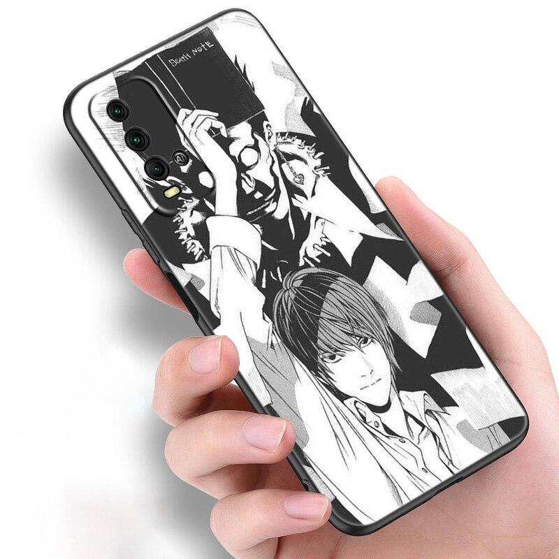 Силиконовый чехол для телефона с аниме Манга Death Note Ryuk для Xiaomi Redmi Note 11 10 9 8 Pro 11T 10T 10S 9S 8T 9 9A 9C 9T, черный чехол