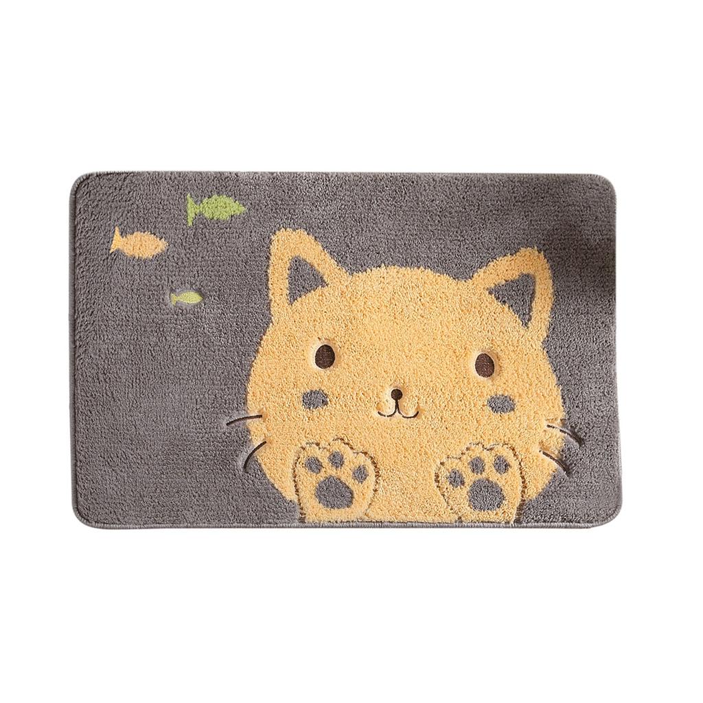 Мультяшный дверной коврик, дверной коврик, впитывающий коврик для ног, домашняя дверь, ванная комната, вход, противоскользящий коврик, ковер