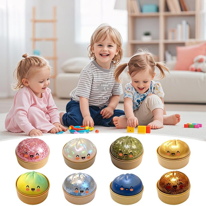 Dumpling Squishy Toys Squeeze Mystery Dumplings Sensory Ball Party Gifts Anti Stress Props Stress Relief Decompression Toys