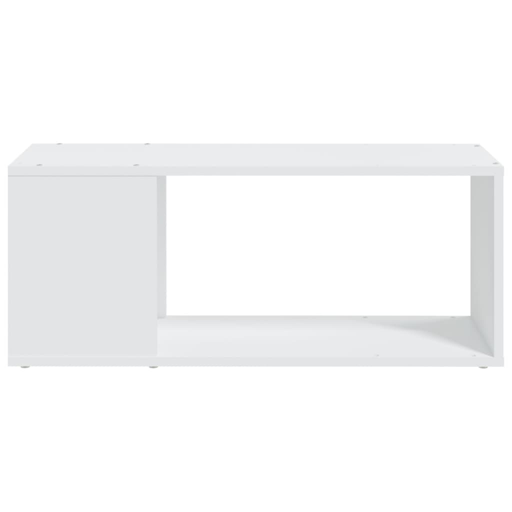 TV Stand White 80 x 24 x 32 cm Engineered Wood
