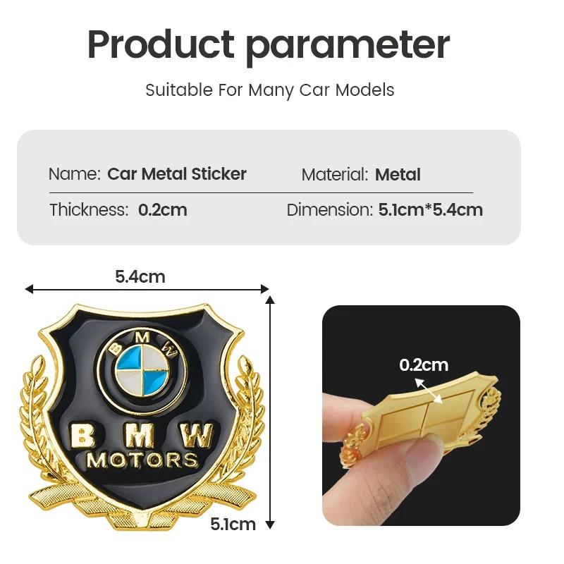 Car Emblem Badge Stickers Decoration Accessories For BMW X1 X2 X3 X5 X4 X6 X7 G30 G20 G32 G11 G12 F40 F30 F20 F10 F34 F07 F44 HX9