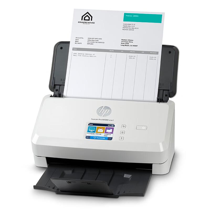 HP ScanJet Pro N4000 snw1 A4 Document Scanner