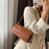 Alligator Pattern Women's Shoulder Bag Small Square Bag Flap Armpit Bag Vintage Handbag New Winter