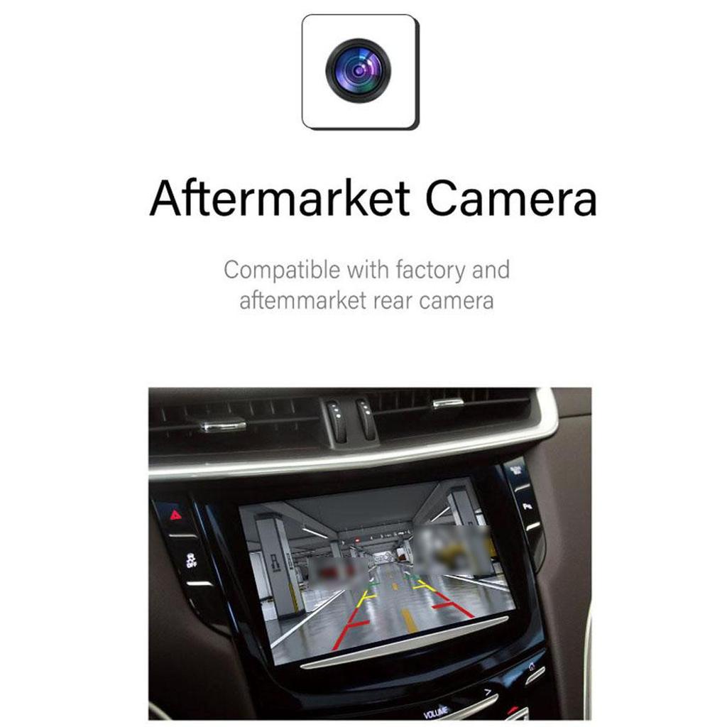 Sinairyu Беспроводной автомобильный комплект CarPlay Android Auto с функцией Mirror Link, совместимый с GPS-навигацией Cadillac ATSL 2014-2016