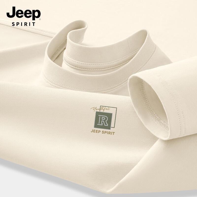 Мужская повседневная футболка JEEP SPIRIT из чистого хлопка