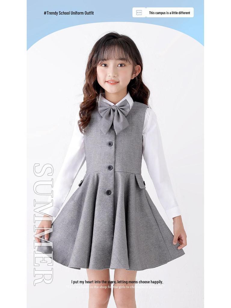 Детская спортивная одежда в британском стиле, школьная форма для детского сада и начальной школы