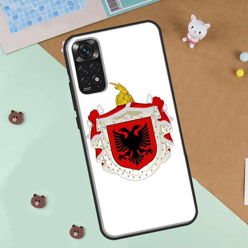 Албания Албанский Флаг Арт Чехол для Телефона Для Xiaomi Redmi Note 12 8 9 10 11 Pro 8T 9S 10S 11S 12S 10A 9C 10C 12C