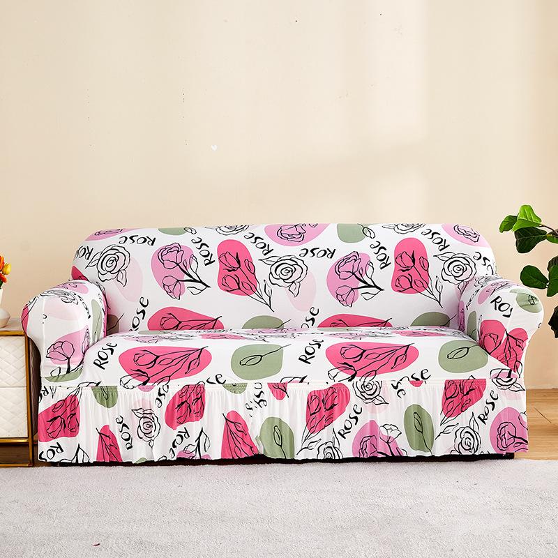 Новый Чехол для Дивана Цельный Эластичный Универсальный Чехол Двухместный Универсальный Защита от Царапин Кошек и Пыли Диван Все Включено Чехол