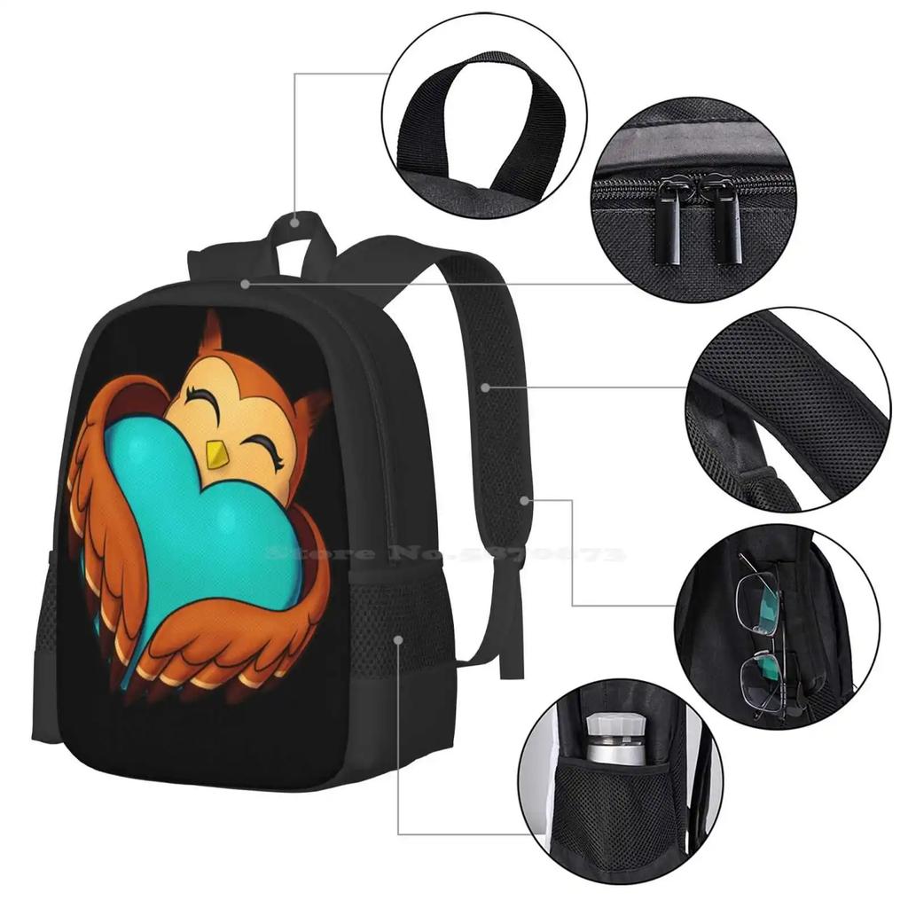 Hedwidlove School Bag Big Capacity Backpack Laptop