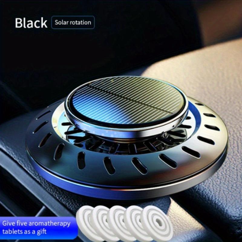 Автомобильный ароматизатор на солнечной энергии, вращающийся на 360° НЛО, автопарфюм для интерьера, креативный освежитель воздуха, автоматический очиститель воздуха, подарочная коробка, декор автомобиля