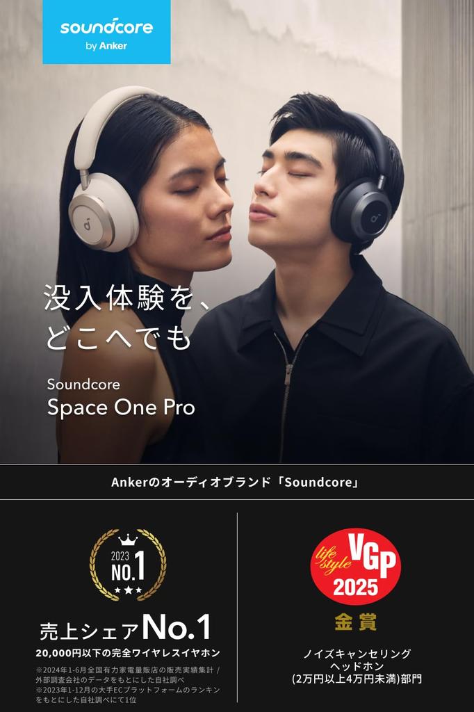 Anker Soundcore Space One Pro Wireless до 60 часов воспроизведения музыки Ультра шумоподавление Разрешение Совместимость Совместимость Захват внешнего звука