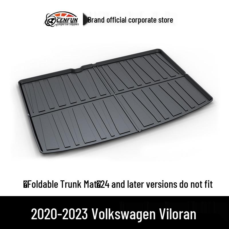 Volkswagen Teramont X/Viloran/Lanyue TPE Коврик в багажник - Водонепроницаемый, Без запаха, Износостойкий, Экологичный, Устойчивый к царапинам.
