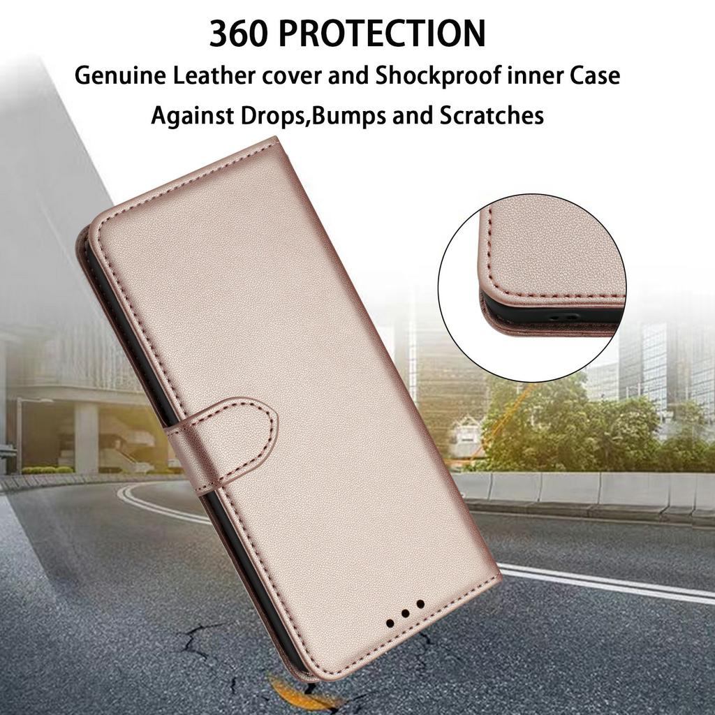 Leather Case for Xiaomi Redmi 15C 4G (EU) (173mm)/15C 5G (EU) (173mm)/Poco C85 4G (173mm) Stand Wallet Phone Cover with Strap