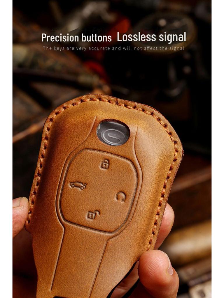 Чехол для ключей в стиле ретро ручной работы для GAC Trumpchi Shadow Leopard GS8