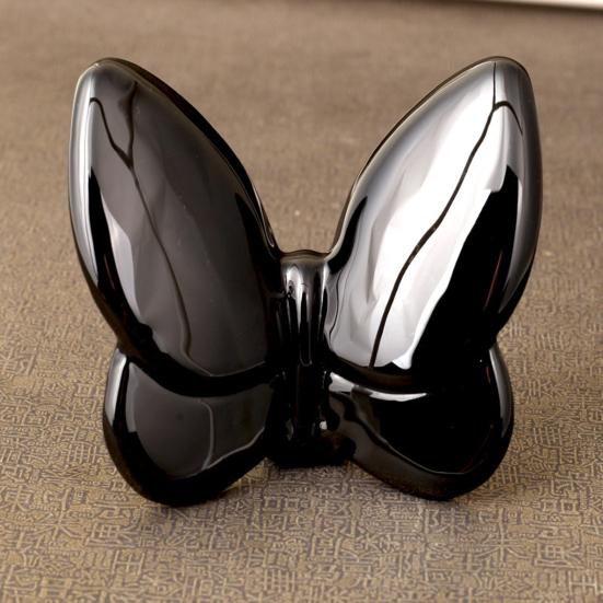 Искусственная хрустальная статуэтка бабочки, мини-статуэтка летающей бабочки, стеклянная бабочка, животное, коллекционная