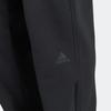 Adidas Pure Color Logo Embroidered Badge Loose Sports Pants Men Bottoms Carbon-Black IK3468