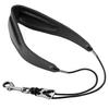 Saxophone Strap Genuine Leather Sax Neck Strap with Comfortable Soft Thick Pad