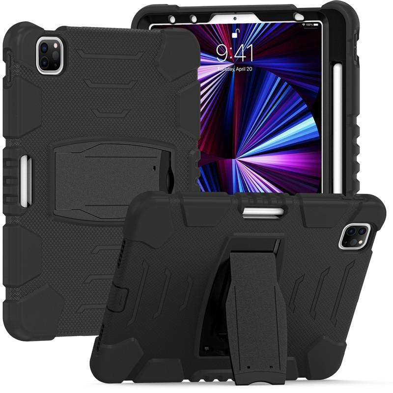 IPad Pro 11 Air 4 Silicone TPU Case With Built-in Stand Shockproof Kids Tablet Cover In Multiple Colors